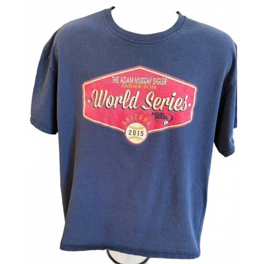 PORT AND CO ADAM SIGLER WORLD SERIES 2015 T SHIRT XL